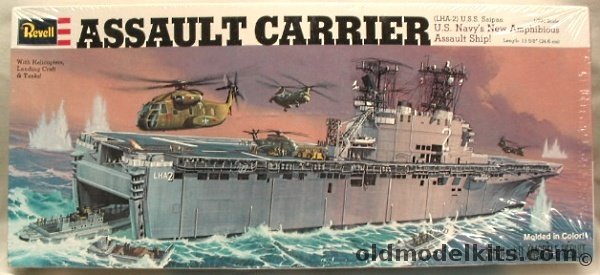 Revell 1/720 Assault Carrier USS Saipan LHA-2, 5000 plastic model kit